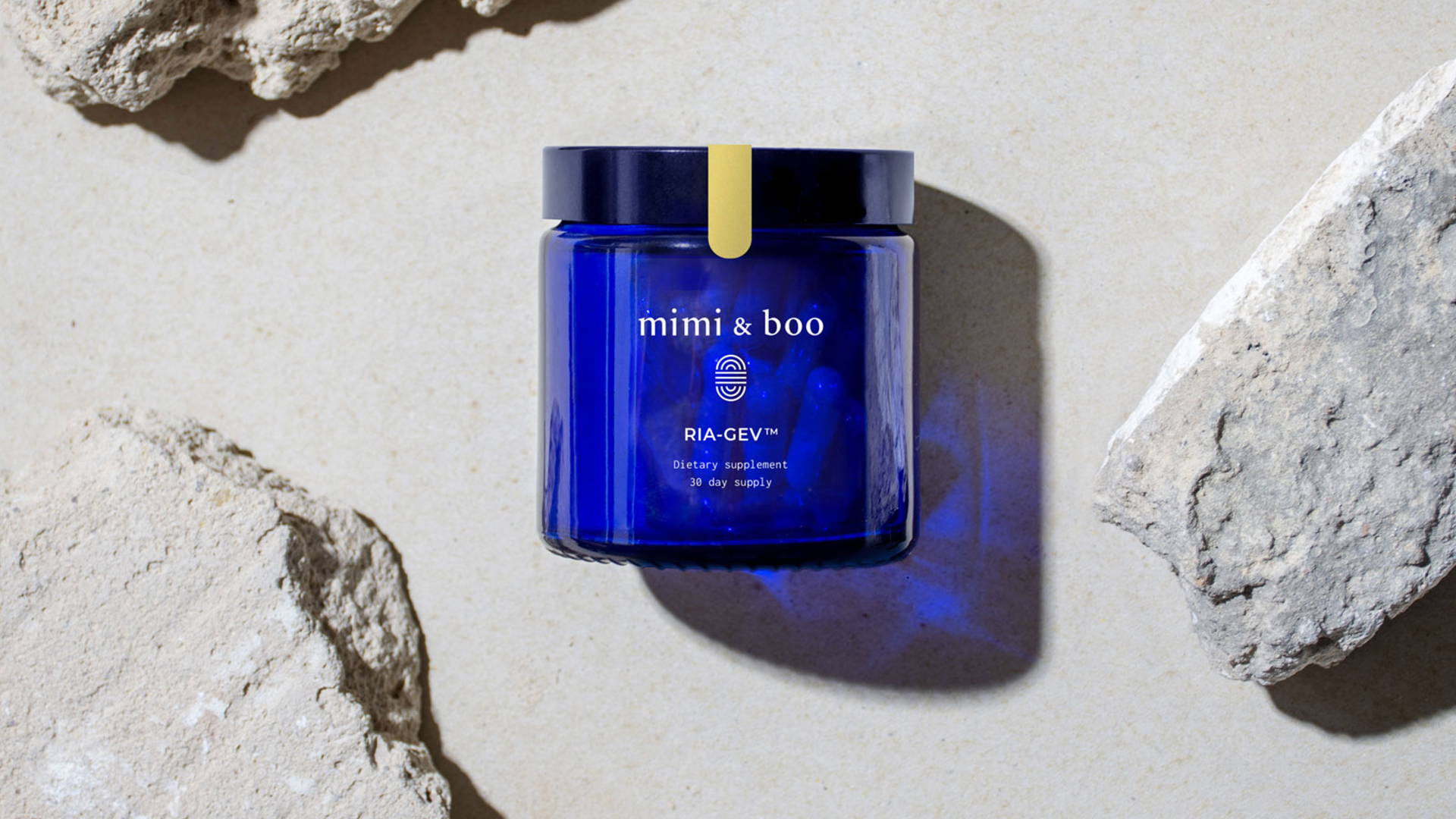 保健品包裝設計，地中海&藍瓶