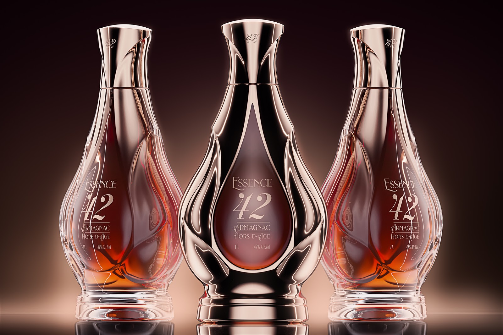 Essence 42酒包裝設計&瓶型設計